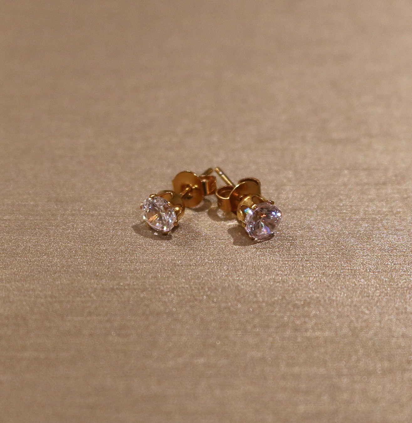 Stud Earrings Gold Plated